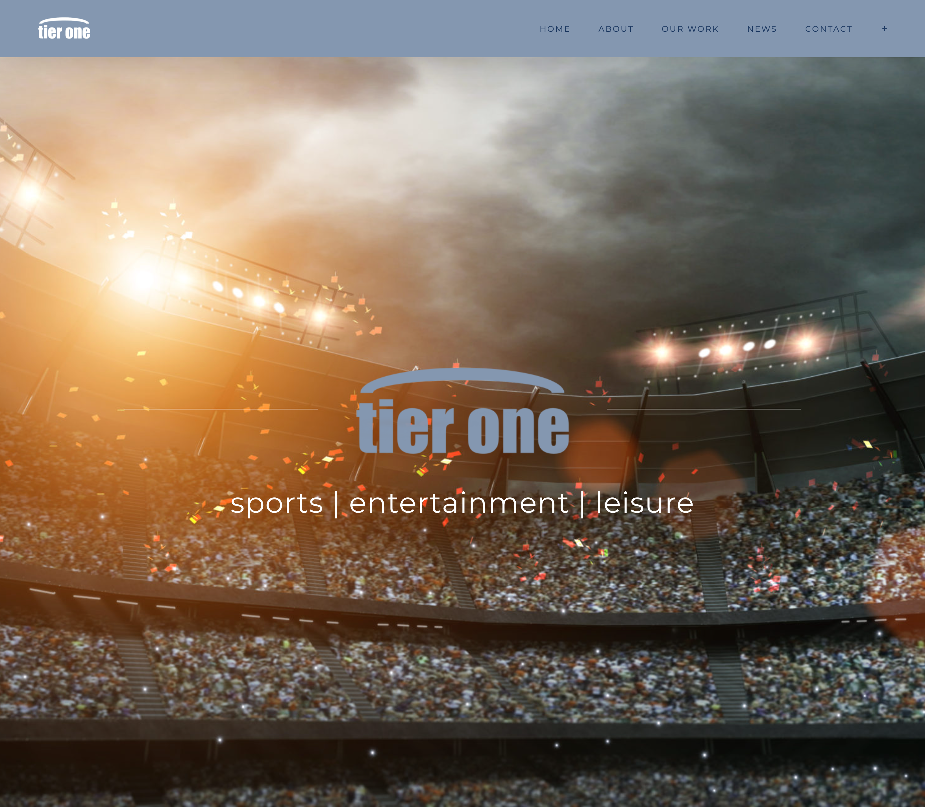 Screenshot of Tier One Worldwide Website